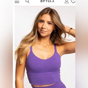 P’tula Double Strap Crop- size small